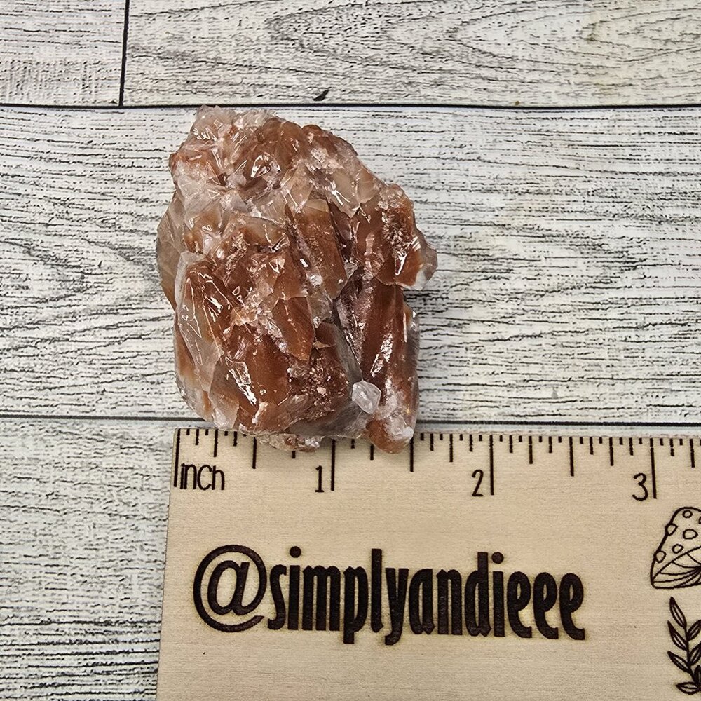 Red Calcite Crystal Chunk - Picture 5 of 5